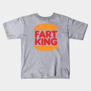 Fart King Funny Kids T-Shirt
